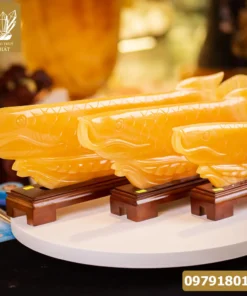 Cá Rồng Ngọc Onyx Vàng Tự Nhiên - M1669