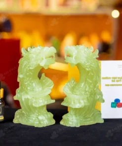 Cặp Cá Chép Hóa Rồng Onyx Xanh - 15cm - M2861133