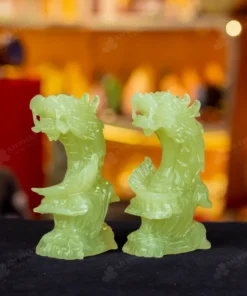 Cặp Cá Chép Hóa Rồng Onyx Xanh - 15cm - M2861133