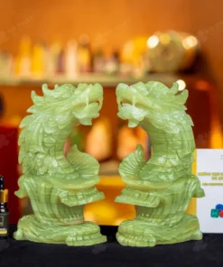 Cặp Cá Chép Hóa Rồng Onyx Xanh - 20cm - M2862374