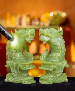 Cặp Cá Chép Hóa Rồng Onyx Xanh - 20cm - M2862374