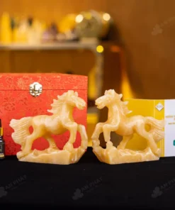 Cặp Ngựa Ngọc Hoàng Long - 14cm - M2867119