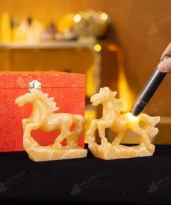 Cặp Ngựa Ngọc Hoàng Long - 14cm - M2867119