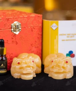 Cặp Tỳ Hưu Ngọc Hoàng Long 8cm - M285107