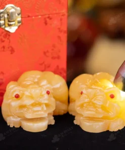 Cặp Tỳ Hưu Ngọc Hoàng Long 8cm - M285107