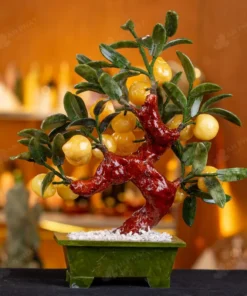 Cây Đào Đá Ngọc Hoàng Long 18 Quả - M2939288