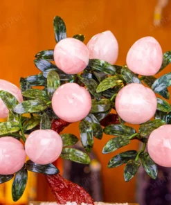 Cây Đào Đá Thạch Anh Hồng 3A 9 Quả 016-0763A-9