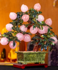 Cây Đào Đá Thạch Anh Hồng 3A 18 Quả 016-0763A-18