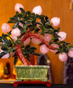 Cây Đào Đá Thạch Anh Hồng 3A 18 Quả 016-0763A-18