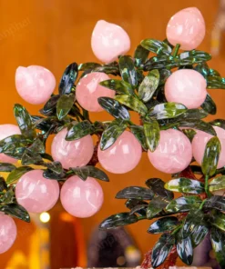 Cây Đào Đá Thạch Anh Hồng 3A 18 Quả 016-0763A-18