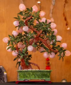 Cây Đào Đá Thạch Anh Hồng 3A 38 Quả 016-0763A-38