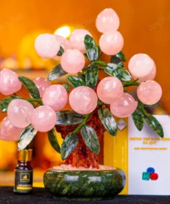 Cây Đào Đá Thạch Anh Hồng 2A 18 Quả 016-0762A-18