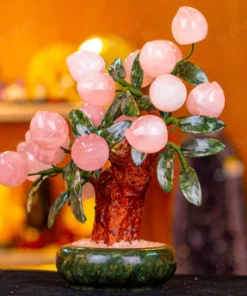 Cây Đào Đá Thạch Anh Hồng 2A 18 Quả 016-0762A-18