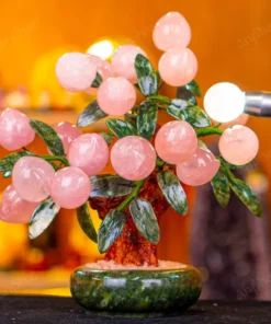 Cây Đào Đá Thạch Anh Hồng 2A 18 Quả 016-0762A-18