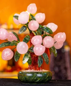 Cây Đào Đá Thạch Anh Hồng 2A 18 Quả 016-0762A-18