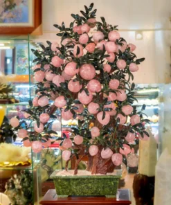 Cây Đào Đá Thạch Anh Hồng 3A 88 Quả 016-0763A-88