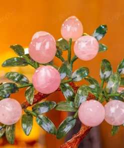 Cây Đào Đá Thạch Anh Hồng 2A 9 Quả 016-0762A-9