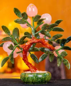 Cây Đào Đá Thạch Anh Hồng 2A 9 Quả 016-0762A-9