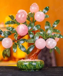 Cây Đào Đá Thạch Anh Hồng 2A 9 Quả 016-0762A-9