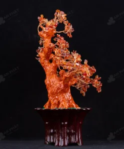 Cây Tài Lộc Đá Mã Não Đỏ - 45,5cm - M2819258