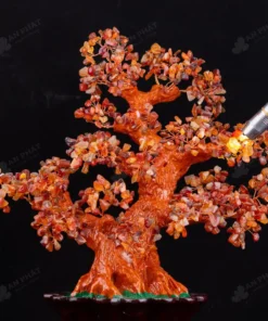 Cây Tài Lộc Đá Mã Não Đỏ - 45,5cm - M2819258