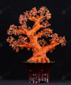 Cây Tài Lộc Đá Mã Não Đỏ - 45,5cm - M2819258