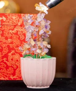 Cây Tài Lộc Đá Thạch Anh - 20,5cm - M2124047