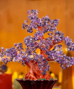 Cây Tài Lộc Đá Thạch Anh Tím - 46,5cm - M281927