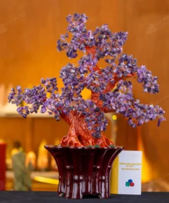 Cây Tài Lộc Đá Thạch Anh Tím - 46,5cm - M281927