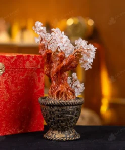 Cây Tài Lộc Đá Thạch Anh Trắng - 26cm - M2732069