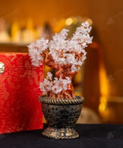 Cây Tài Lộc Đá Thạch Anh Trắng - 26cm - M2732069