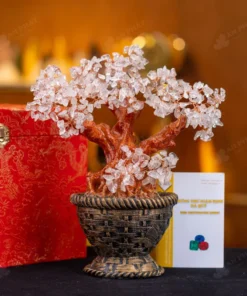 Cây Tài Lộc Đá Thạch Anh Trắng - 26cm - M2732069