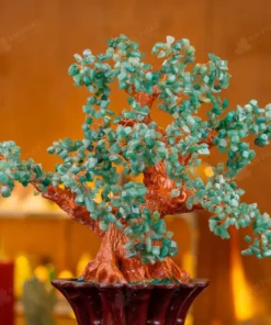 Cây Tài Lộc Đá Thạch Anh Xanh - 45cm - M2819274