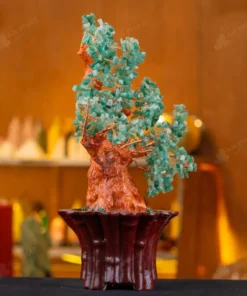 Cây Tài Lộc Đá Thạch Anh Xanh - 45cm - M2819274