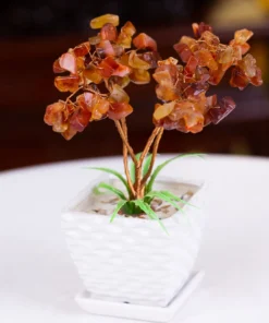 Cây Tài Lộc Đá Mã Não Đỏ - M21241