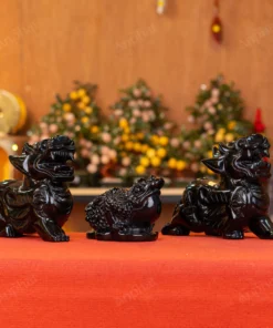 Combo Tỳ Hưu - Thiềm Thừ Obsidian Đen - M273281