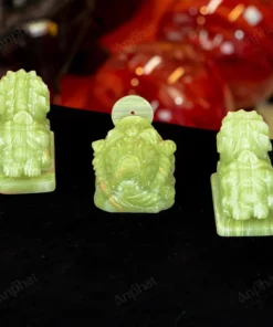 Combo Tỳ Hưu - Thiềm Thừ Onyx Xanh - M253253