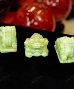 Combo Tỳ Hưu - Thiềm Thừ Onyx Xanh - M253253