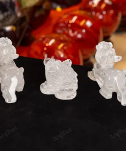 Combo Tỳ Hưu - Thiềm Thừ Thạch Anh Trắng - M257136