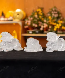 Combo Tỳ Hưu - Thiềm Thừ Thạch Anh Trắng - M257136