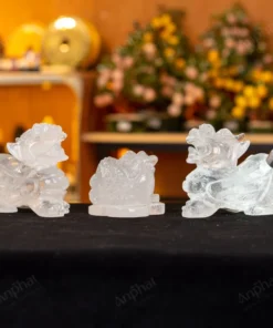 Combo Tỳ Hưu - Thiềm Thừ Thạch Anh Trắng - M257136