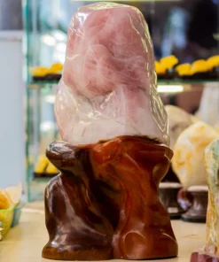 Đá Cảnh - Đá Trấn Trạch Thạch Anh Hồng 80,5kg - M04163