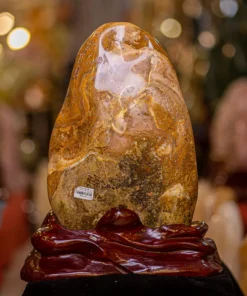 Đá Cảnh - Đá Trấn Trạch Canxedon - Mã Não 12,9kg - M11321