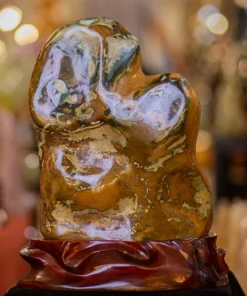 Đá Cảnh - Đá Trấn Trạch Canxedon - Mã Não 16,7kg - M19414