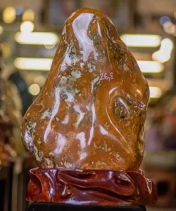 Đá Cảnh - Đá Trấn Trạch Canxedon - Mã Não 26,8kg - M19417