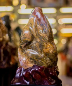 Đá Cảnh - Đá Trấn Trạch Canxedon - Mã Não 19,9kg - M11323