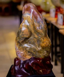 Đá Cảnh - Đá Trấn Trạch Canxedon - Mã Não 19,9kg - M11323