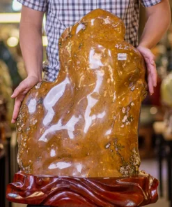 Đá Cảnh - Đá Trấn Trạch Canxedon - Mã Não 42,2kg - M19419