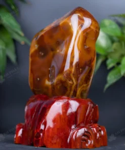 Đá Cảnh - Đá Trấn Trạch Mã Não Đỏ - 3,92kg - M1792392