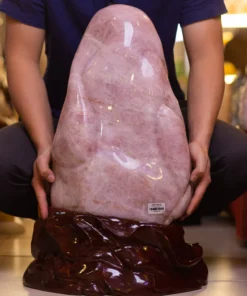 Đá Cảnh - Đá Trấn Trạch Thạch Anh Hồng 49,5Kg - M04162